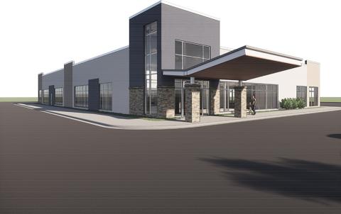 This 3D rendering shows what the future rehab center at Habersham Medical Center will look like around November of 2020.