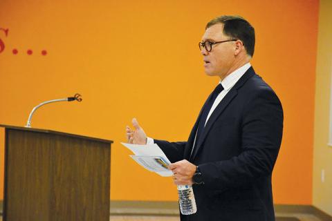 County Chairman Stacy Hall is running for the Georgia Senate.
