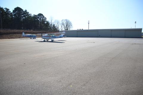 The Habersham County Airport Commission approved this new location for the T-Hangar. It still needs approval from the County Commission.