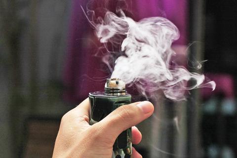 Vaping is on the rise among young people.