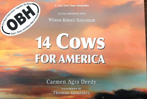 Carmen Agra Deedy wrote "14 Cows for America."
