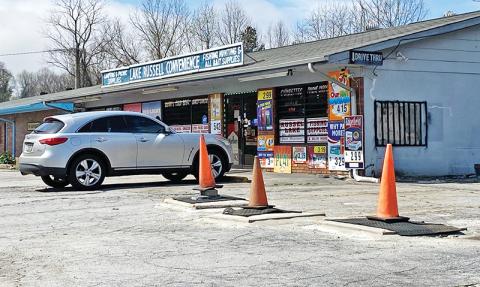 Authorities are looking for a suspect in the robbery at Lake Russell Convenience Store in Mt. Airy.