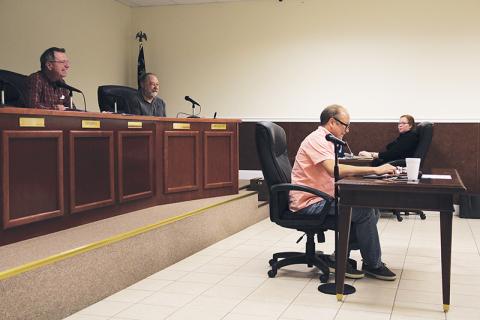 The Baldwin City Council met on Tuesday evening to discuss several agenda items. Mayor Joe Elam and other city officials practiced social distancing inside the courtroom.