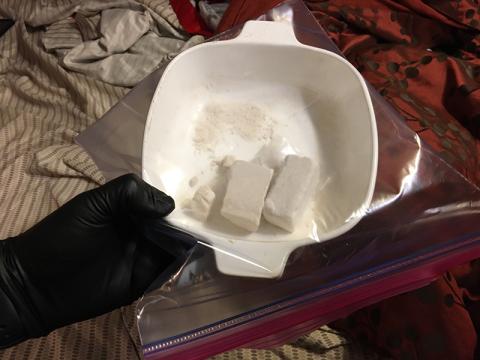 Agents from the Appalachian Regional Drug Enforcement Office seized more than 160 grams of uncut heroin in a raid on April 22.