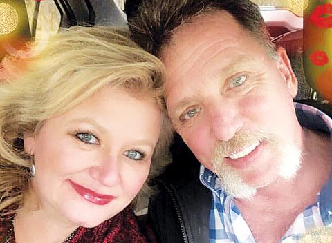 Stacy Black (right) was engaged to marry Kathy Nicholson before his tragic death Monday night.