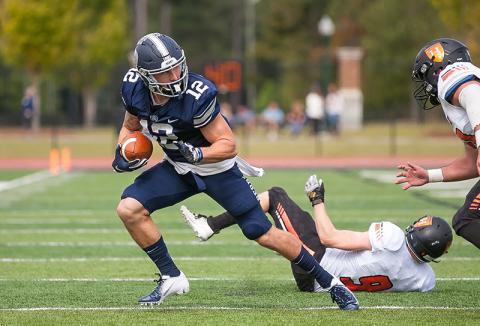Berry College’s Mason Kinsey, a Habersham Central High School graduate, will get a shot to chase his NFL dream with the Tennessee Titans when sports resume. Photo by Steven Eckhoff/Submitted