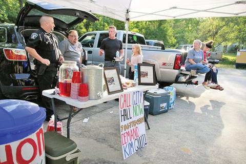 Demorest residents brought out all the fixings including Chick-Fil-A sandwiches to Tuesday's City Council meeting