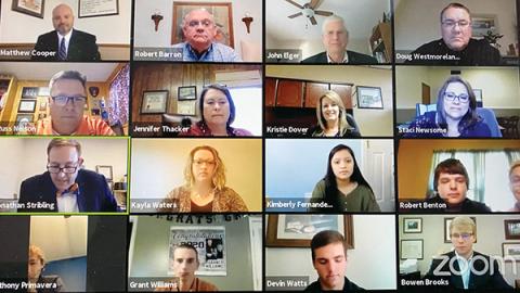 Habersham Central graduates who are heading into the military were honored on Monday’s Board of Education meeting on Zoom.