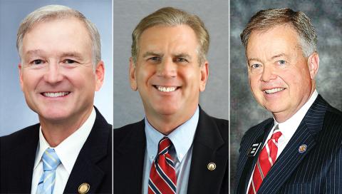 Chris Erwin, Terry Rogers and John Wilkinson