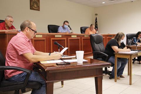 Baldwin City Council met Monday without City Administrator Jerry Neace, who is reportedly on his way out of occupying that position. Photo by ERIC PEREIRA