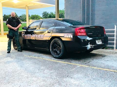 Alto Police Cpl. Mike Tanksley has remarkably struck by lightning three times in the line of duty, twice while driving.