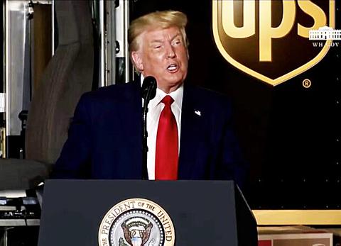 Donald Trump visited Atlanta on Wednesday.