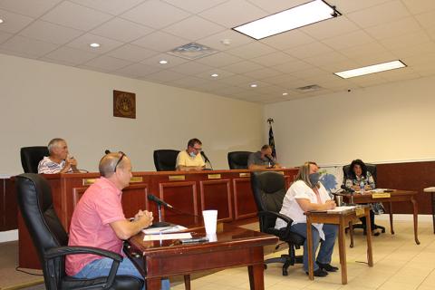 Baldwin's City Council listens as Councilman Jeff Parrish explains that the city entered into a separation agreement with former City Administrator Jerry Neace “for the convenience of the council.”