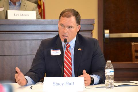 Stacy Hall is hoping to close the 37-vote gap between himself and Bo Hatchett in the recount.