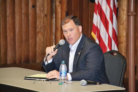Habersham County Chairman Stacy Hall has conceded the District 50 race.