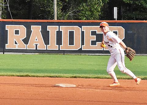 Habersham Central’s Brayden Staton gets ready to fire to first base during a recent home game. CODY ROGERS/Staff