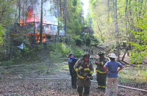 Several fire units were called to contain a house fire that lead to one death and a total loss of the home.