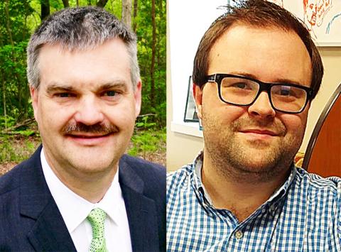 Victor Anderson (left) and Nick Mitchell are running for Georgia House District 10 on Nov. 3.