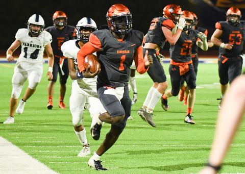 Habersham Central’s Joshua Pickett takes the ball to the house against White County earlier this season. Pickett is the Region 8-6A player of the year. TOM ASKEW/Special