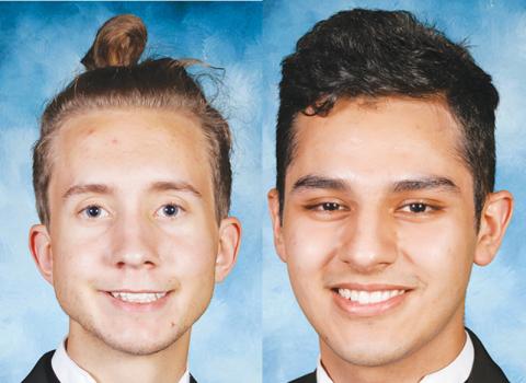 Dane Culver and Jose Virgen Ortiz earned full scholarships to college.