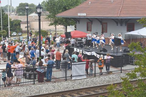 Thousands from Habersham County and surrounding communities usually flock to downtown Cornelia for the Big Red Apple Festival to see performances like this one in 2019 from the Premiere Dance Academy. The festival was canceled in 2020 because of COVID-19, but organizers are hopeful the event will be able to happen in 2021.