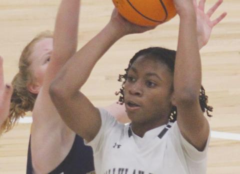 Denika Lightbourne scored 14 points with five steals, four rebounds and three assists last Saturday in the Lady Indians’ home win over Prince Avenue Christian.