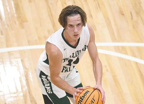 Tallulah Falls' Charlie Cody prepares for a free throw against Athens Academy. Photo courtesy of BRIAN CARTER