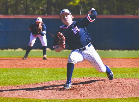 Habersham Central’s Austin Jones fired a complete game Saturday morning against Gainesville High.