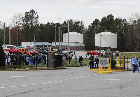 Ethicon employees were evacuated Monday while plant and emergency personnel assessed a potential hazard, but they were back to work around two hours later. ISAIAH SMITH/Staff