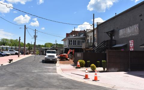 Construction is almost over for the 8-year project at Appletree Alley. CHAMIAN CRUZ/Staff