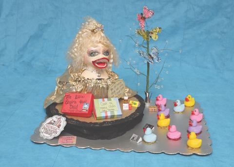 Elizabeth & Company Resale Treasures created this  “Dolly Parton’s Imagination Library” and won two awards  last weekend.