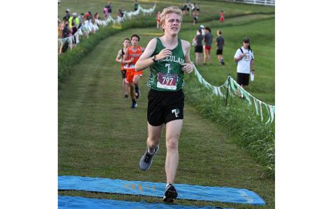 Collin Kelly received statewide recognition as Georgia’s Positive Athlete Award recipient for cross country. Positive Athlete gives the award yearly to athletes who have overcome difficult circumstances, given back to their schools and communities, or have infectious, positive attitudes. RANDY CRUMP/Special 