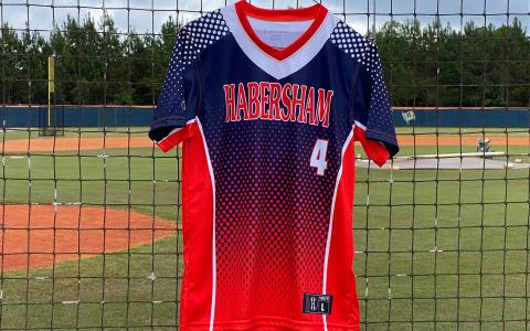All-Star baseball teams kick off today and tomorrow wearing these blue and orange gradient jerseys. ISAIAH SMITH/Staff 
