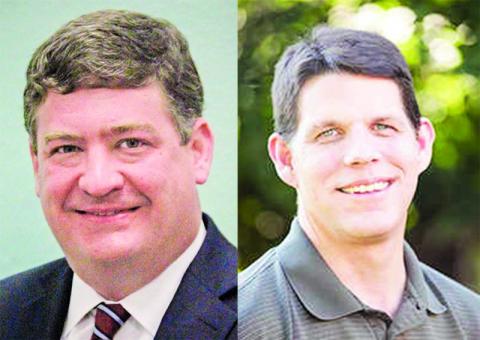 Alan NeSmith (left) and Mark Major were elected to lead Community Newspapers Inc. into the future as chairman and president, respectively.