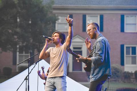 Demorest native John King was the featured musical act of the evening. 
