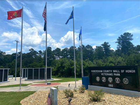 The Habersham County Wall of Honor will likely be finished by Veterans Day.