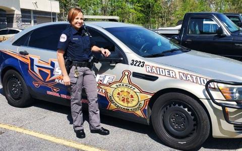 Deputy Evaleez Gonzalez is now certified to teach the CHAMPS program in schools, along with Deputy Wesley Littlejohn. HABERSHAM COUNTY SHERIFF’S OFFICE/Submitted