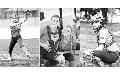Hailey (left)  and Taylor Wade (right) have both had a spring and summer full of softball, playing with the Atlanta Crush, an 18u travel softball team. ATLANTA CRUSH/Submitted