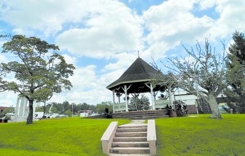 Clarkesville’s gazebo maintenance could be a joint project by Habersham County and the city of Clarkesville. BRIAN WELLMEIER/Staff