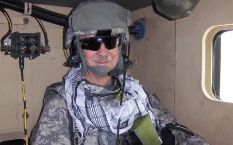 Edwin Hendrick is shown during his time in Afghanistan. SUBMITTED
