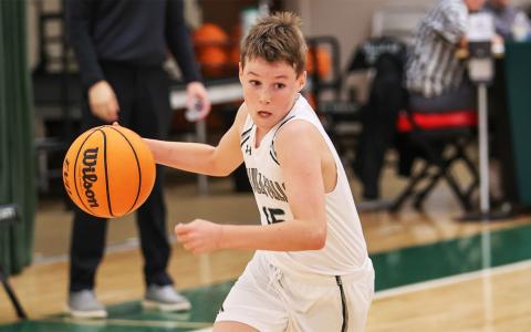 Tallulah Falls’ Jack Green drives to the hoop during a middle school game Tuesday. AUSTIN POFFENBERGER/Special