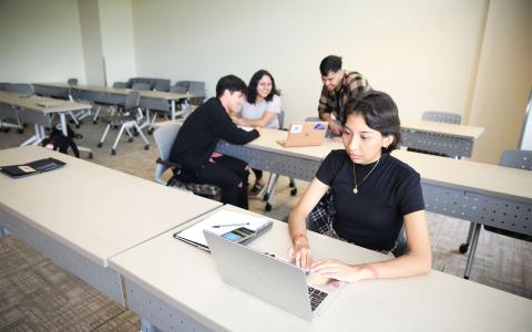 Students in the CAMP program work together to collectively improve their academic opportunities. UNG/Submitted