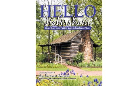 Shown is the cover of 2021 Hello Habersham