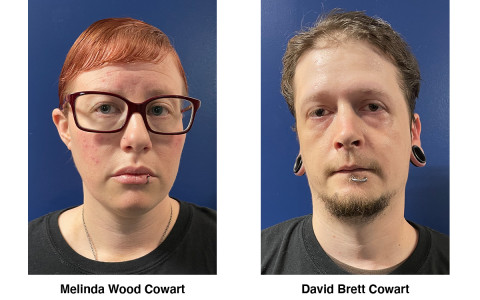 Melinda Woods Cowart, 32 and David Brett Cowart, 35