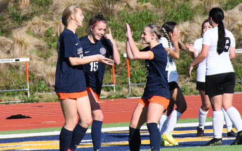 Record-setting goal scorer Sarah Clark has frustrated opposing defenses all season long, like she did earlier this month when she scored four goals against Winder-Barrow. CODY ROGERS/Staff