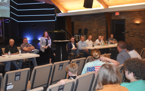 Residents raised concerns and questions over budget distribution as the City of Baldwin considers a possible millage rate increase to address a budget deficit. AMARIS E. RODRIGUEZ/Staff 