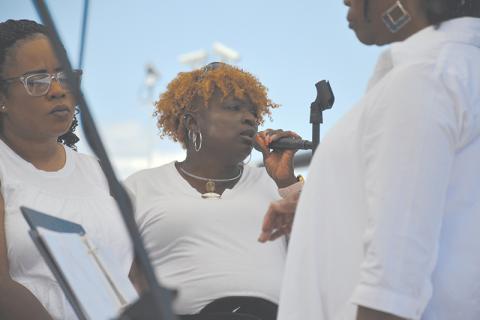 Lisa Camp and the singers from Shady Grove Baptist Church were among the entertainment at last year’s Mountain Laurel Festival.