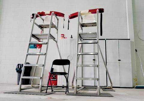 The lifeguard stands at the Ruby Fulbright Aquatic Center have been empty during some scheduled pool hours lately as a lack of safety personnel has forced the pool to be closed early on multiple occasions. SAMANTHA SINCLAIR/CNI News Service