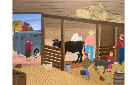A painting by Demorest-based artist Kenneth Woodall that is included in the contemporary art exhibition happening this summer at Piedmont University’s Mason-Scharfenstein Museum of Art. PIEDMONT UNIVERSITY/Submitted