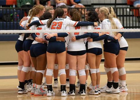 Habersham Central's volleyball team won its first three games before falling twice Tuesday. ZACH TAYLOR/Special